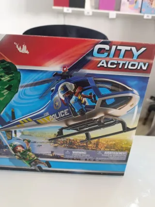Playmobil City Action Helicóptero Policía 70569