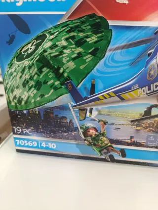 Playmobil City Action Helicóptero Policía 70569