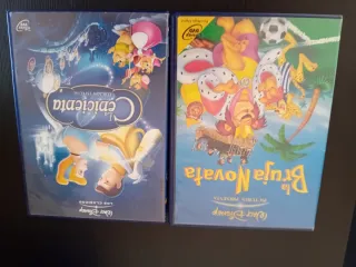DVDs Disney: La Cenicienta y La Bruja Novata