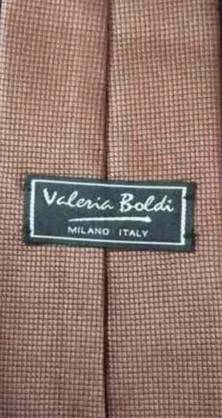 Corbata vintage italiana de Valeria Boldi, Milán