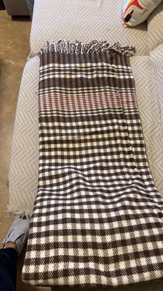 Manta fallero hombre marrón, beig