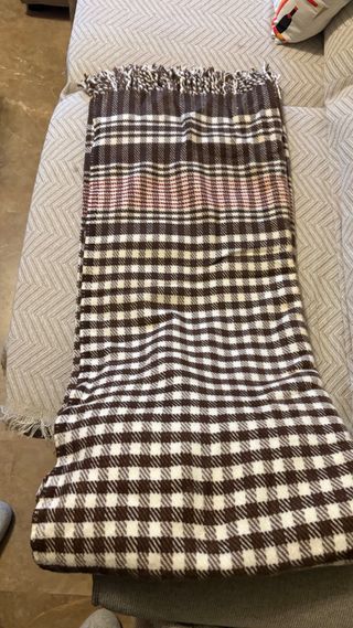 Manta fallero hombre marrón, beig