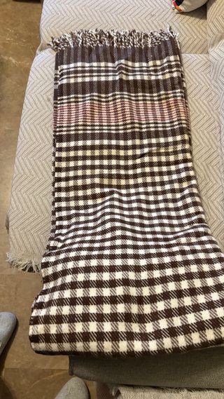 Manta fallero hombre marrón, beig