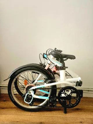 seminueva bici plegable con 7 marchas