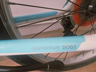 seminueva bici plegable con 7 marchas