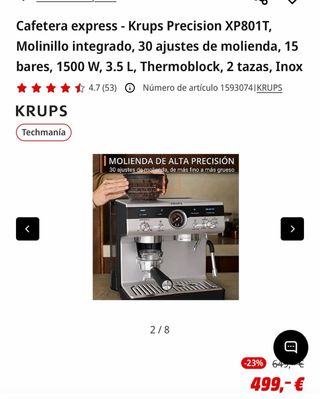 Cafetera Krups Profesional (Incluye caja)