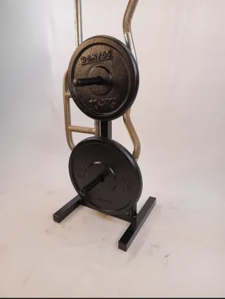 Soporte discos pesas 28 y 30 mm decathlon domyos