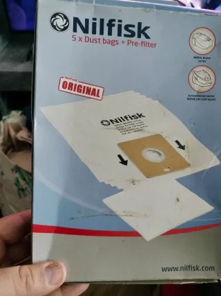 Nilfisk Bolsas de aspiradora + Pre-filtro