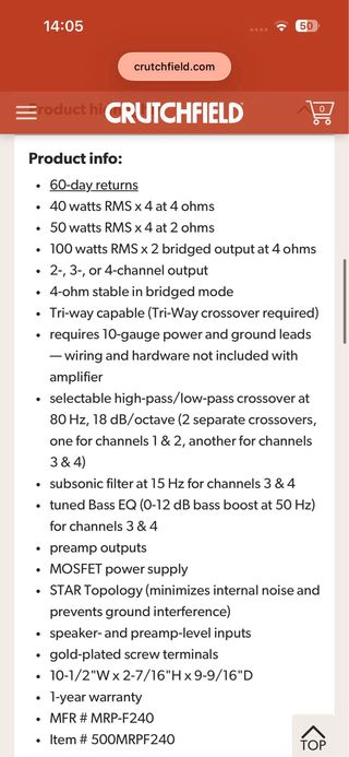 Amplificador Alpine y Fusion + Caja 4 altavoces