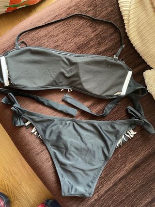 Sujetador Garel azul y amarillo,regalo bikini