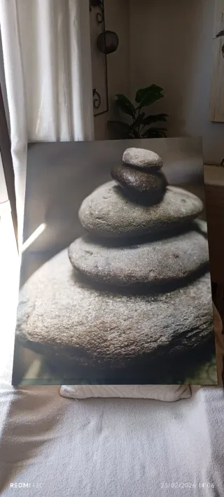 Cuadro bohemio de piedras