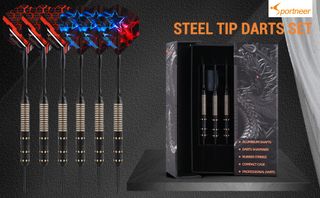 Set Dardos Acero Profesional Sportneer