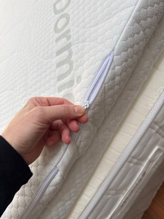 Topper, colchoncillo, futón o sobrecolchón visco.