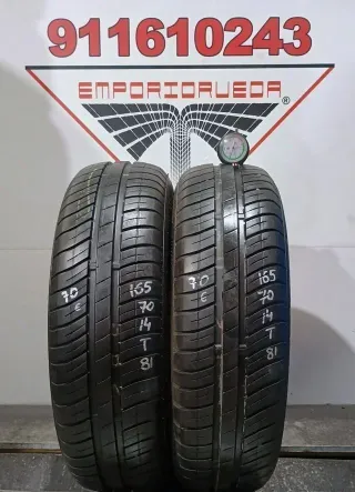 165 70 14 T GOODYEAR RUEDA AL 90% VIDA UTIL