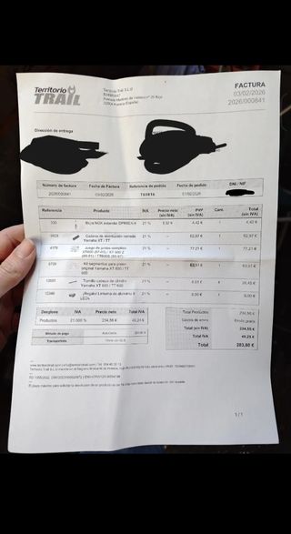 Segmentos Yamaha XT 600 Originales 95.00mm