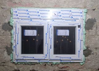 Lote dos ventanas PVC oscilobatiente nueva