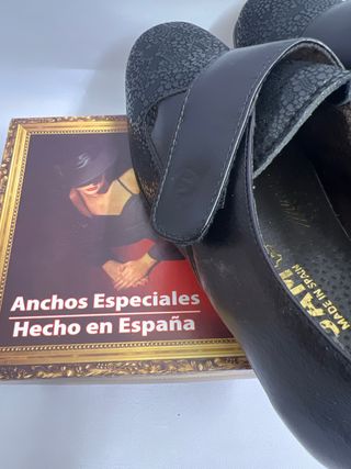 Zapatos piel talla 40 anchos marca Jam para mujer