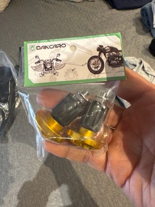 Tapon Manillar Moto Dorados Dancaro