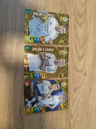 Lote 2 cartas mbappe + kroos