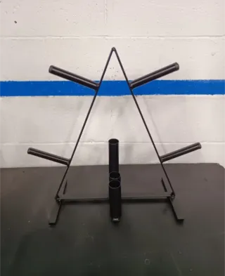 Soporte para discos de pesas decathlon domyos