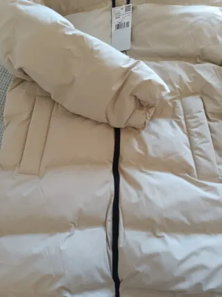 Abrigo largo beige Mango nuevo