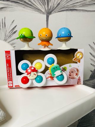 Trona IKEA ANTILOP + Accesorios y Juguetes