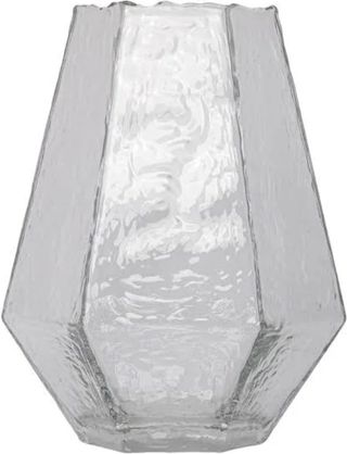 Jarron cristal flores 21 cm