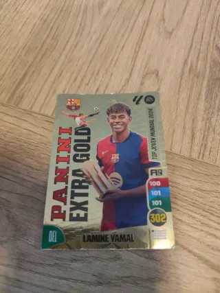 Carta Panini Extra Gold Lamine Yamal 2024