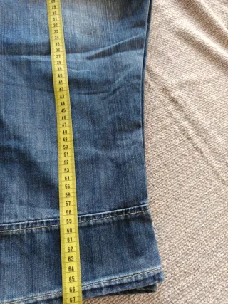 Bermuda vaquera vintage mujer XS 34 100% algodón