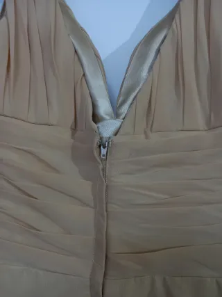 Vestido beige Light in the box