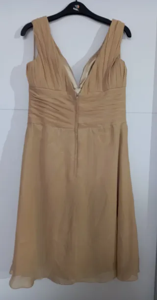 Vestido beige Light in the box