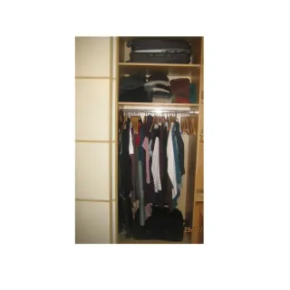 Guardaroba a porte scorrevoli in legno di faggio