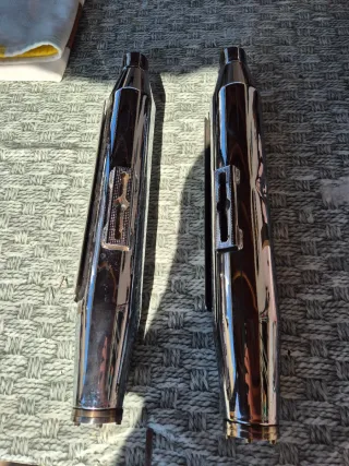 Colas escape harley  acabado revòlver