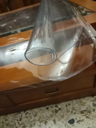 Mantel protector mesa PVC transparente