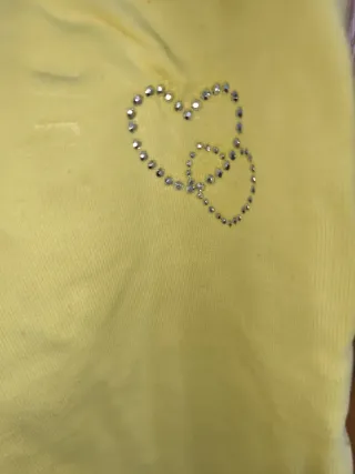 Pantalón pirata niña amarillo 8 años