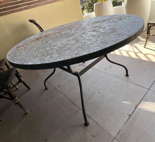 Mesa redonda exterior BECARA