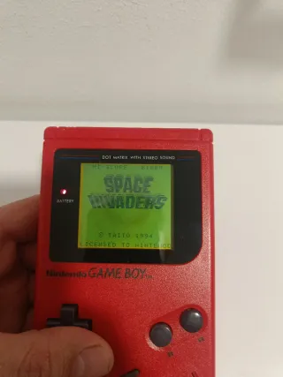 Game Boy Clasica Rojo