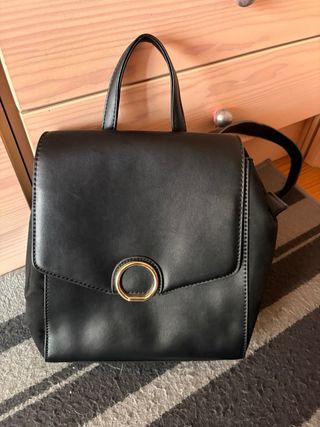 Bolso mochila negro paco martinez