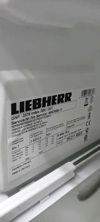 Congelador Vertical Liebherr No Frost 185x65cm