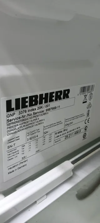 Congelador Vertical Liebherr No Frost 185x65cm