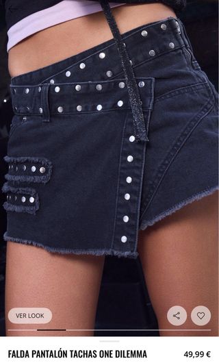 Falda Pantalón Tachas One Dilemma