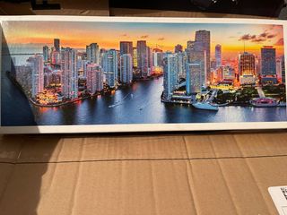 Puzzle Paisaje Urbano Atardecer