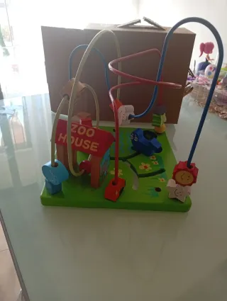 Casa del Zoo de Madera para Bebé