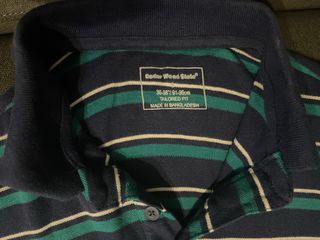 Polo a rayas Verde y Azul El Corte Inglés -Talla M