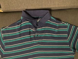 Polo a rayas Verde y Azul El Corte Inglés -Talla M