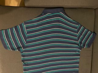 Polo a rayas Verde y Azul El Corte Inglés -Talla M