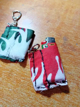 Suporte para isqueiro com chaveiro