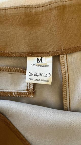 Short falda color camel