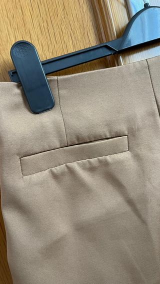 Short falda color camel