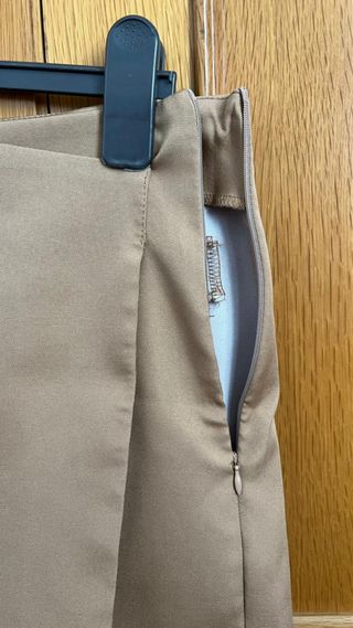 Short falda color camel